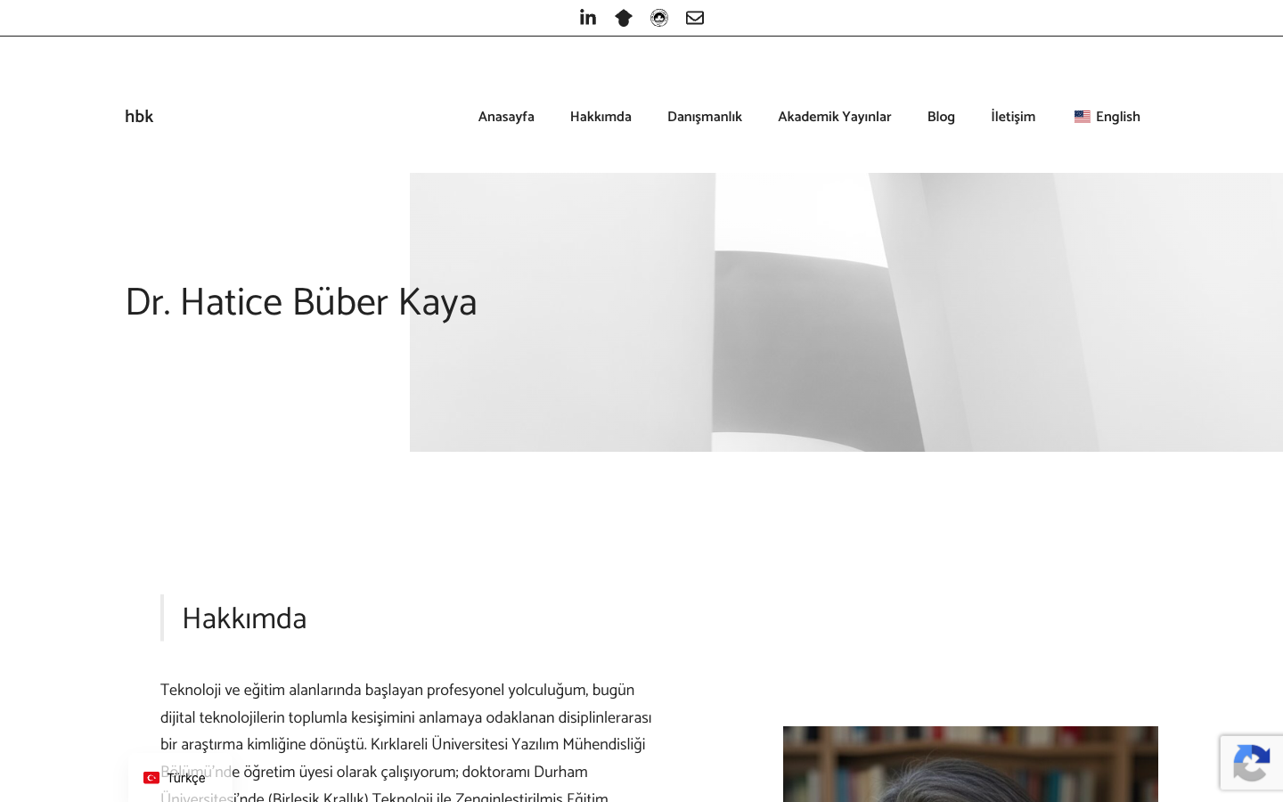 Dr. Büber Kaya | Kişisel Akademik Site